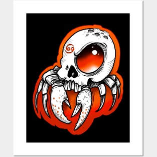 Cancer skull Posters and Art